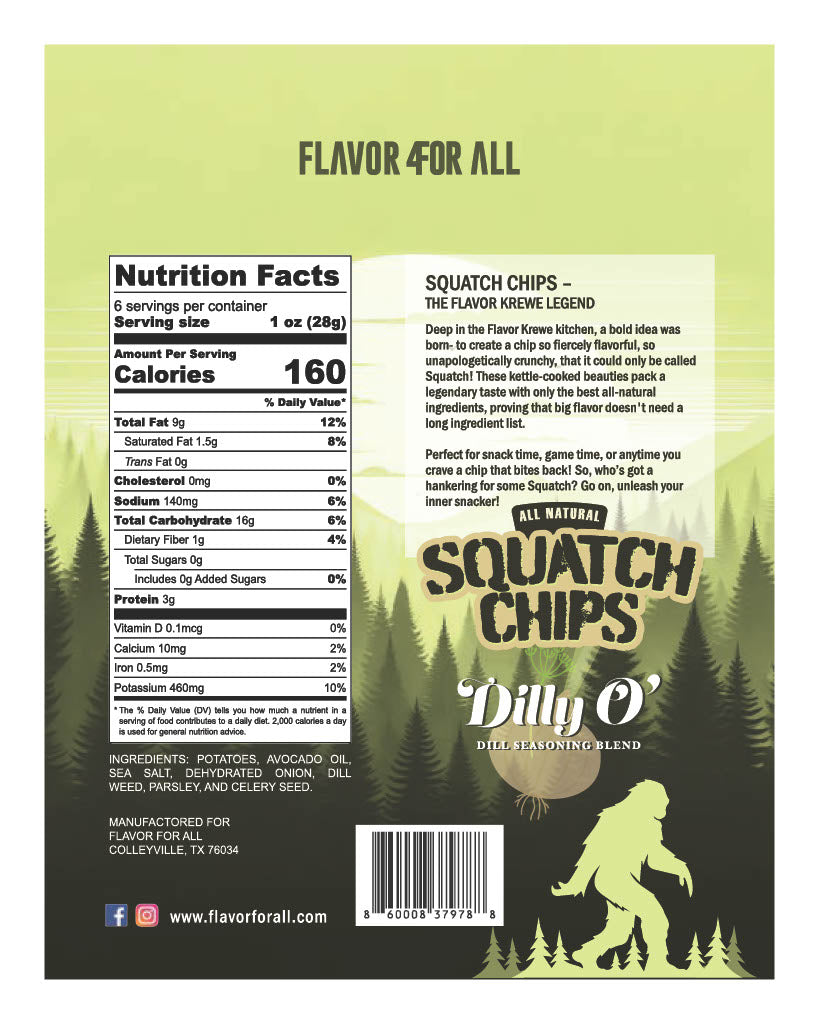 Squatch Chips - Dilly O'