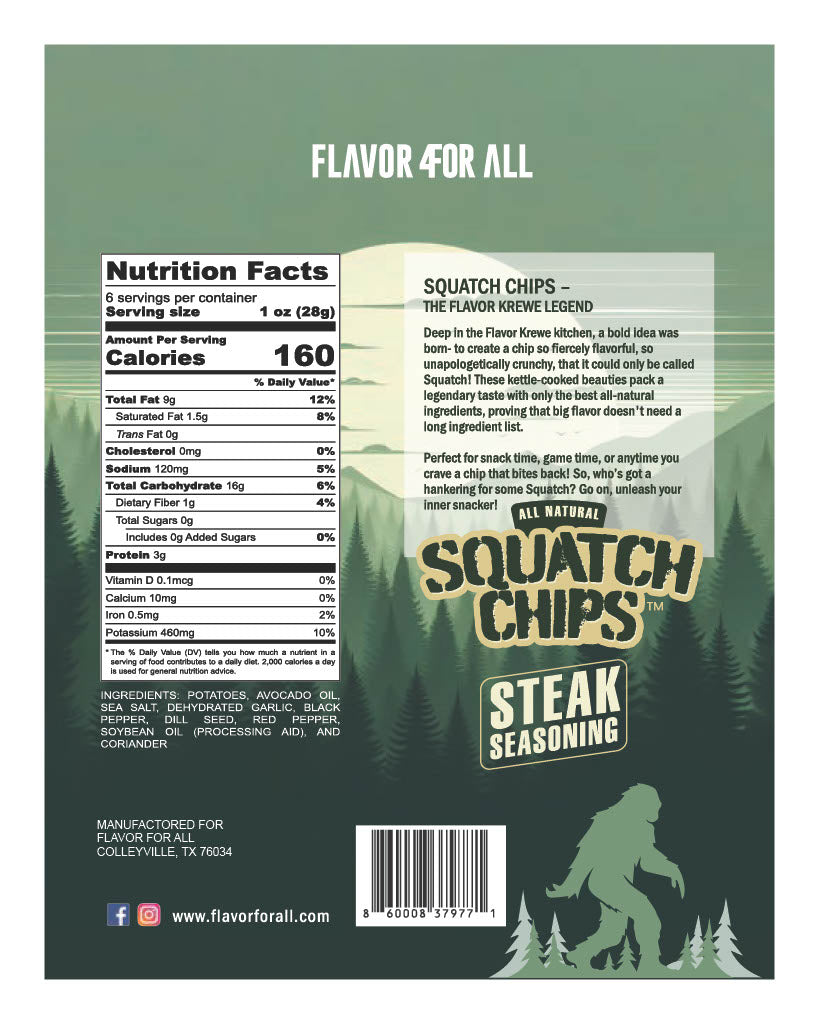 Squatch Chips - Steak