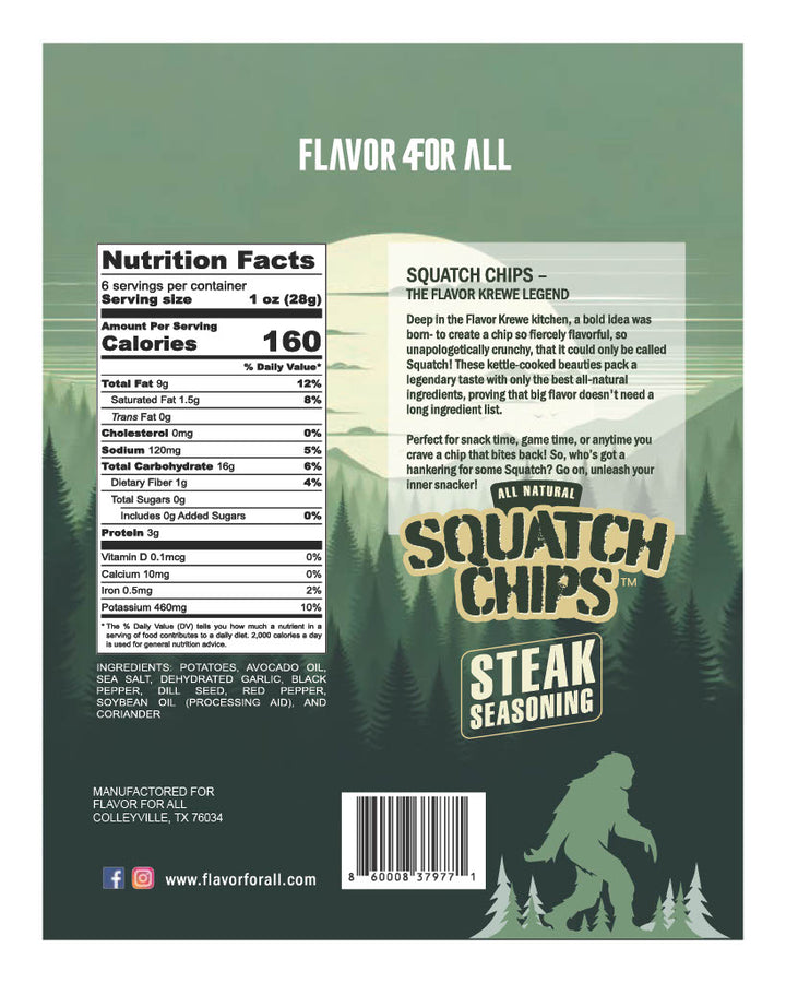 Squatch Chips - Steak